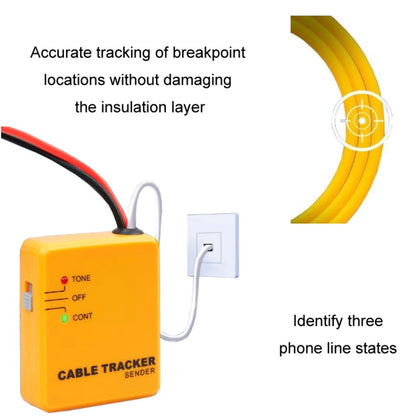 Multifunctional Anti-Interference Network Cable Telephone Line Finder - Lan Cable and Tools by PMC Jewellery | Online Shopping South Africa | PMC Jewellery | Buy Now Pay Later Mobicred