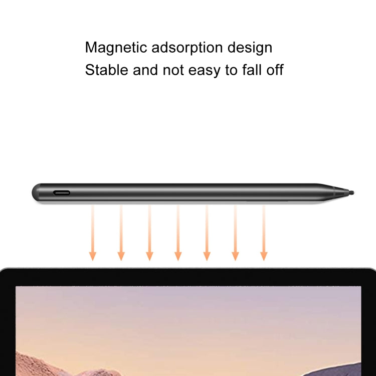 For Microsoft Surface 4096 Pressure Sensitive MPP2.0 Anti-false Touch Pressure Sensitive Capacitive Pen(Black) - Stylus Pen by PMC TechLife | Online Shopping South Africa | PMC TechLife | Buy Now Pay Later Mobicred
