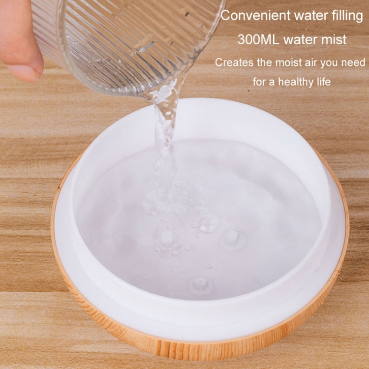 LED Light Aromatherapy Diffuser Home Small Vase Quiet Humidifier Aromatherapy Diffuser 2 In 1(Shallow Wood) - free shipping - PMC TechLife - Order now!