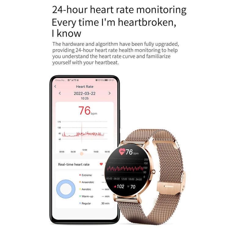 T8 1.3-inch Heart Rate/Blood Pressure/Blood Oxygen Monitoring Bluetooth Smart Watch, Color: Silver - Smart Watches by PMC Jewellery | Online Shopping South Africa | PMC Jewellery