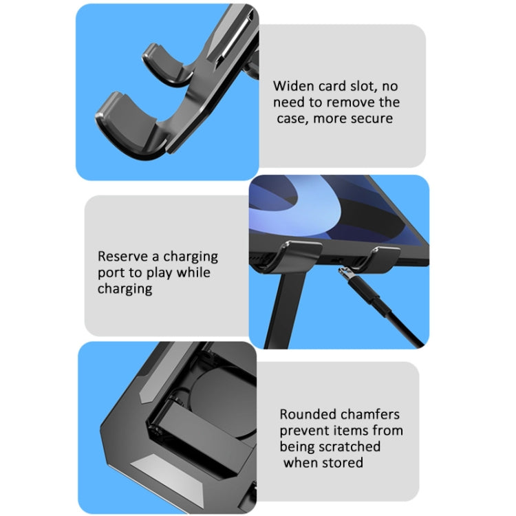 Metal Cooling Tablet Stand Rotatable Adjustable Base Support(Black) - Desktop Holder by PMC TechLife | Online Shopping South Africa | PMC TechLife | Buy Now Pay Later Mobicred