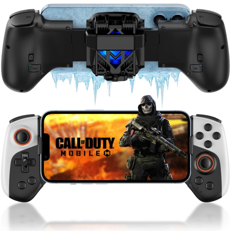 Mobile Phone Gaming Controller with Cooler & 2 Back Button Macro Programmable(Black) - Controller Gamepad by PMC TechLife | Online Shopping South Africa | PMC TechLife