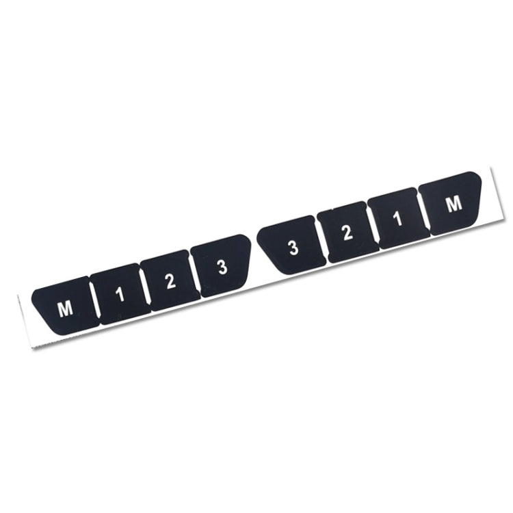 For Mercedes-Benz CLS/C218/SLK/W172/W204/GLK Air Conditioning Button Repair Sticker(Style 1) - Decorative Sticker by PMC TechLife | Online Shopping South Africa | PMC TechLife | Buy Now Pay Later Mobicred