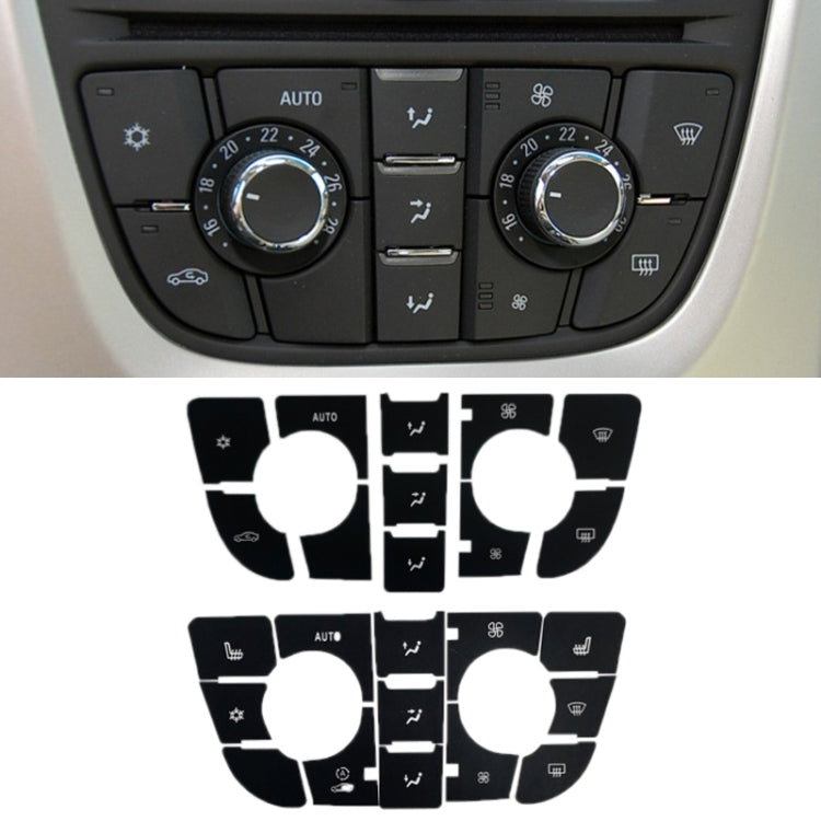 For Buick Excelle GT/XT Air Conditioning Central Control Button Repair Sticker(Low-end) - Decorative Sticker by PMC TechLife | Online Shopping South Africa | PMC TechLife | Buy Now Pay Later Mobicred
