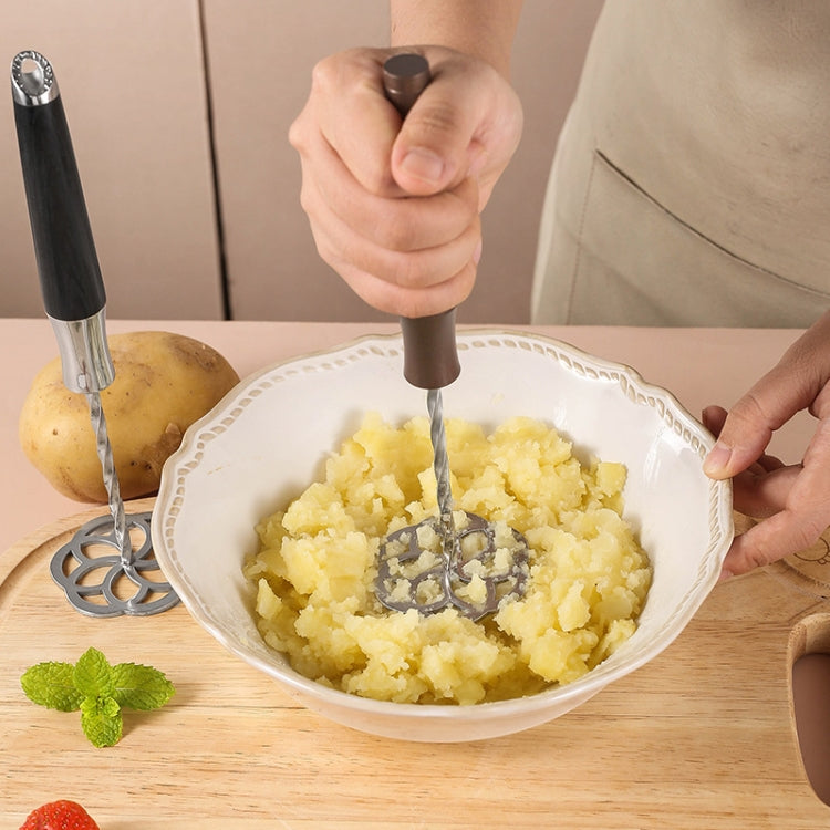 Aluminum Handle 316L Stainless Steel Potato Masher Thickened Taro Mashing Gadgets - Stirrer & Squeezer by PMC TechLife | Online Shopping South Africa | PMC TechLife | Buy Now Pay Later Mobicred