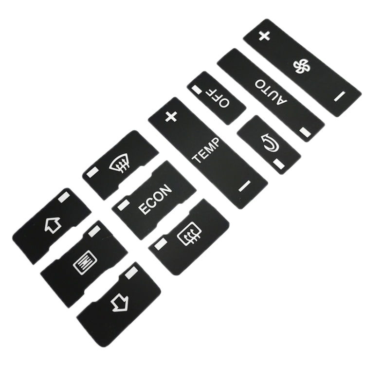 2pcs For Audi A2/A3/A8L Car Air Conditioning Control Switch Repair Sticker - Decorative Sticker by PMC TechLife | Online Shopping South Africa | PMC TechLife