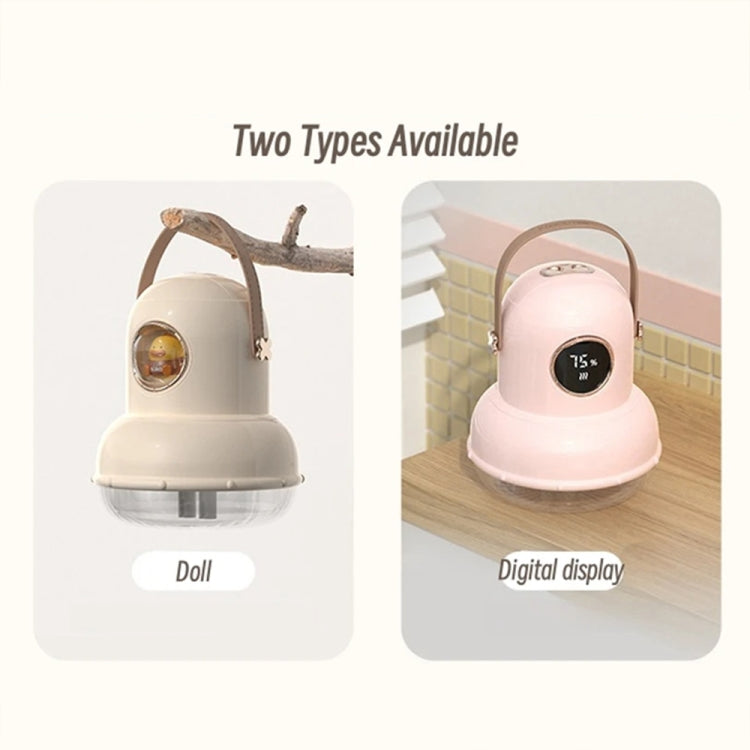 ICARER FAMILY IF-JS01 USB Charging Desktop Night Light Dual-spray Humidifier, Color: White (Doll) - free shipping - PMC TechLife - Order now!