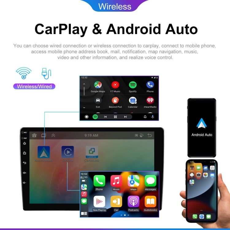 10.1 inch 6+128G Android Universal HD Large Screen Car Bluetooth Player Android GPS Navigation Integrated Machine(Standard) - Car MP3 & MP4 & MP5 by PMC TechLife | Online Shopping South Africa | PMC TechLife | Buy Now Pay Later Mobicred