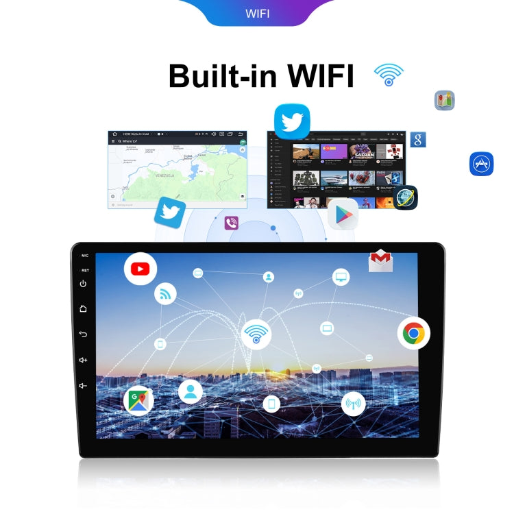 7 inch 6+128G Android Universal HD Large Screen Car Bluetooth Player Android GPS Navigation Integrated Machine(Standard) - Car MP3 & MP4 & MP5 by PMC TechLife | Online Shopping South Africa | PMC TechLife | Buy Now Pay Later Mobicred