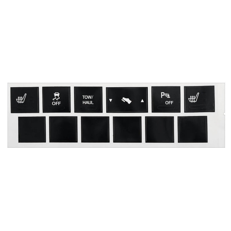 For Jeep Cherokee/Commander Car Seat Heating Switch Sticker - Decorative Sticker by PMC TechLife | Online Shopping South Africa | PMC TechLife | Buy Now Pay Later Mobicred