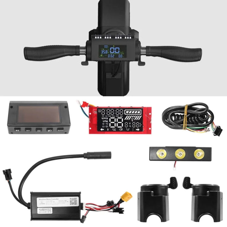 8 inch Electrical Scooter Master Digital Controller Display Panel Kit for Kugoo S1 / S2 / S3 / ETWOW(Black) - Accessories & Parts by PMc TechLife | Online Shopping South Africa | PMc TechLife | Buy Now Pay Later Mobicred
