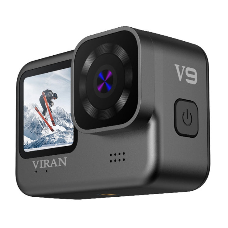 VIRAN V9 4K Dual Color Screen Diving Anti-Shake Action Camera Outdoor Cycling Travel Recorder(Square) - Other Camera by VIRAN | Online Shopping South Africa | PMC Jewellery