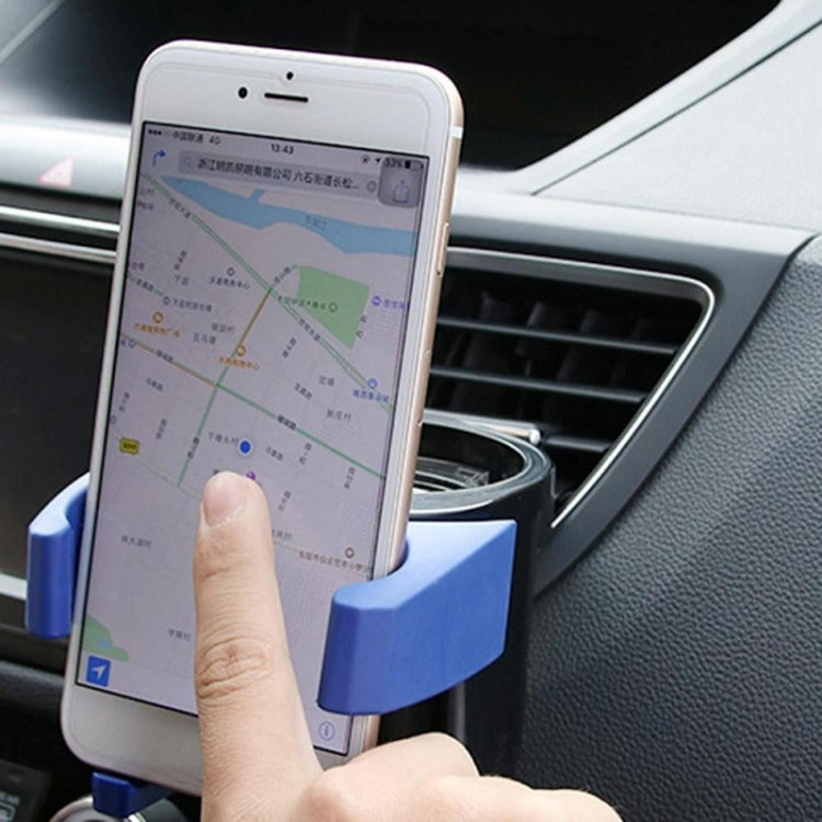Car Air Conditioner Air Outlet Mobile Phone Water Cup Holder(Orange) - Car Drink Holders by PMC TechLife | Online Shopping South Africa | PMC TechLife | Buy Now Pay Later Mobicred
