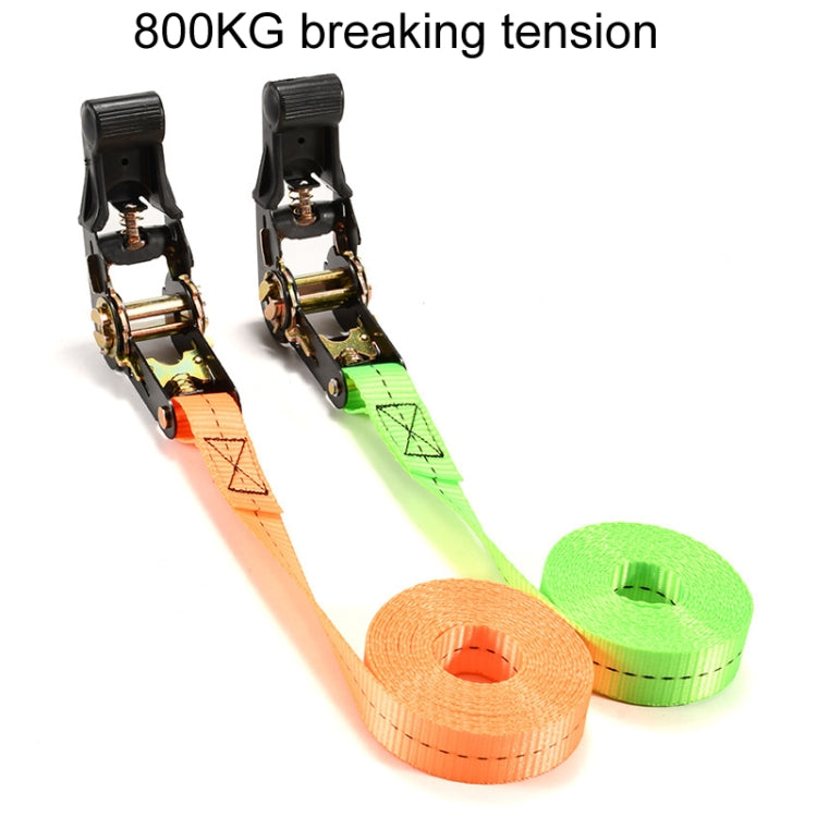 Motorcycle Ratchet Tensioner Cargo Bundling And Luggage Fixing Straps, Specification: Orange 2m - Towing Bars by PMC TechLife | Online Shopping South Africa | PMC TechLife | Buy Now Pay Later Mobicred