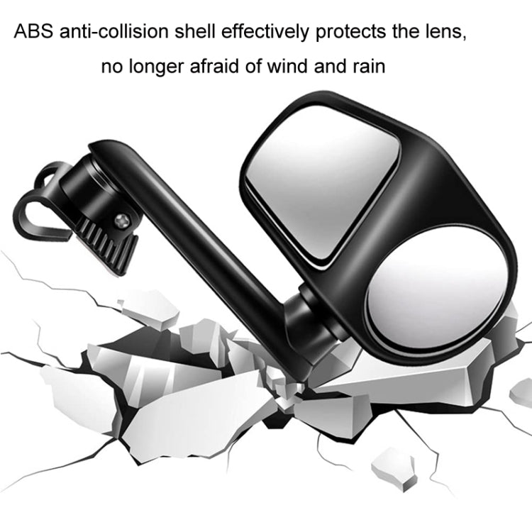 Car Auxiliary Mirror Multi-Function Wide-Angle Rear View Reversing Mirror(White Right) - Convex Mirror & Accessories by PMC TechLife | Online Shopping South Africa | PMC TechLife | Buy Now Pay Later Mobicred