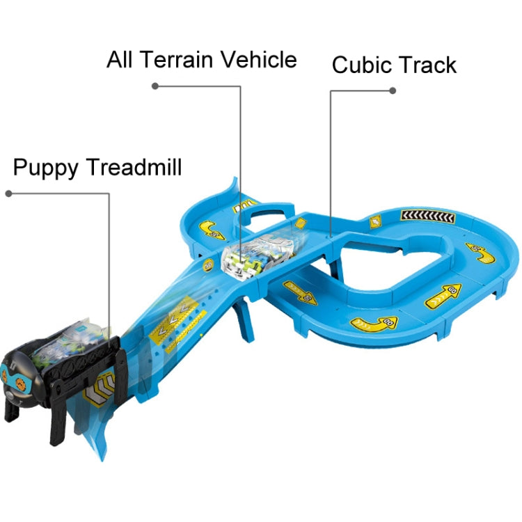 Automatic Walking Robot Dog Track Vehicle Children Puzzle Assembling Toys, Model: Space Building Track Vehicle - DIY Developmental Toys by PMC Jewellery | Online Shopping South Africa | PMC Jewellery | Buy Now Pay Later Mobicred