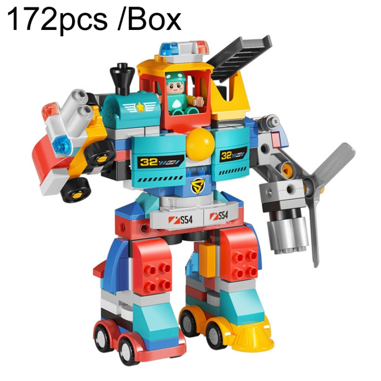 172pcs /Box Variable Robot Car Building Block Toys Children Educational Assembling Toys - Building Blocks by PMC Jewellery | Online Shopping South Africa | PMC Jewellery | Buy Now Pay Later Mobicred