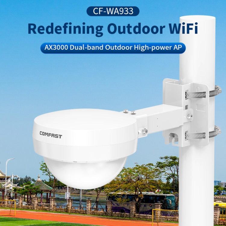 COMFAST WA933 Wi-Fi6  3000Mbps Outdoor Access Point Dual Band Waterproof Wireless Router Support VLAN(US Plug) - free shipping - PMc TechLife - Order now!