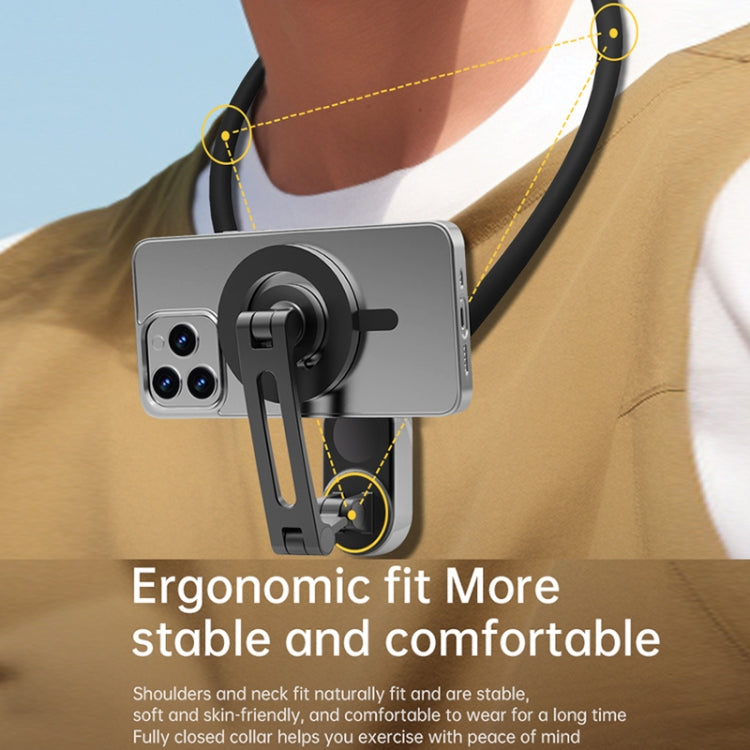 Magnetic Hanging Neck Holder For Mobile Phones/Action Cameras(Star Light Color) - DJI Mount & Holder by PMC TechLife | Online Shopping South Africa | PMC TechLife | Buy Now Pay Later Mobicred