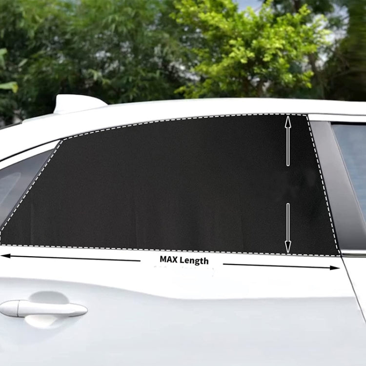 Car Sun Protection Anti-mosquito Window Zipper Sunshade(Rear Window (Left+Right)) - Window Foils & Solar Protection by PMC TechLife | Online Shopping South Africa | PMC TechLife | Buy Now Pay Later Mobicred