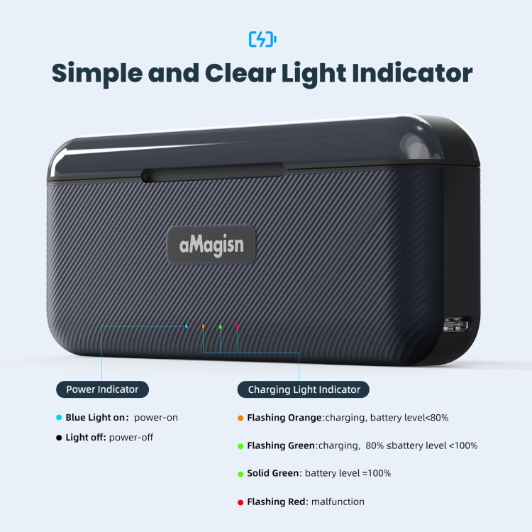 For DJI Action 4 / 3 aMagisn Fast Charge Charging Box Charger Sports Camera Accessories - free shipping - PMC TechLife - Order now!