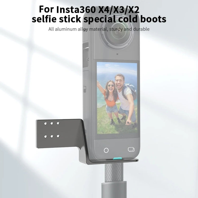 For Insta360 X4 / X3 / One X2 CYNOVA Cold Shoe Expansion RODE Wireless GO Microphone - Others by CYNOVA | Online Shopping South Africa | PMC TechLife | Buy Now Pay Later Mobicred