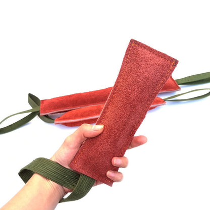 6.7 x 40cm Cowhide Training Dog Bite Stick Pet Toning Toys(Brick Red) - Training Aids by PMC Jewellery | Online Shopping South Africa | PMC Jewellery | Buy Now Pay Later Mobicred