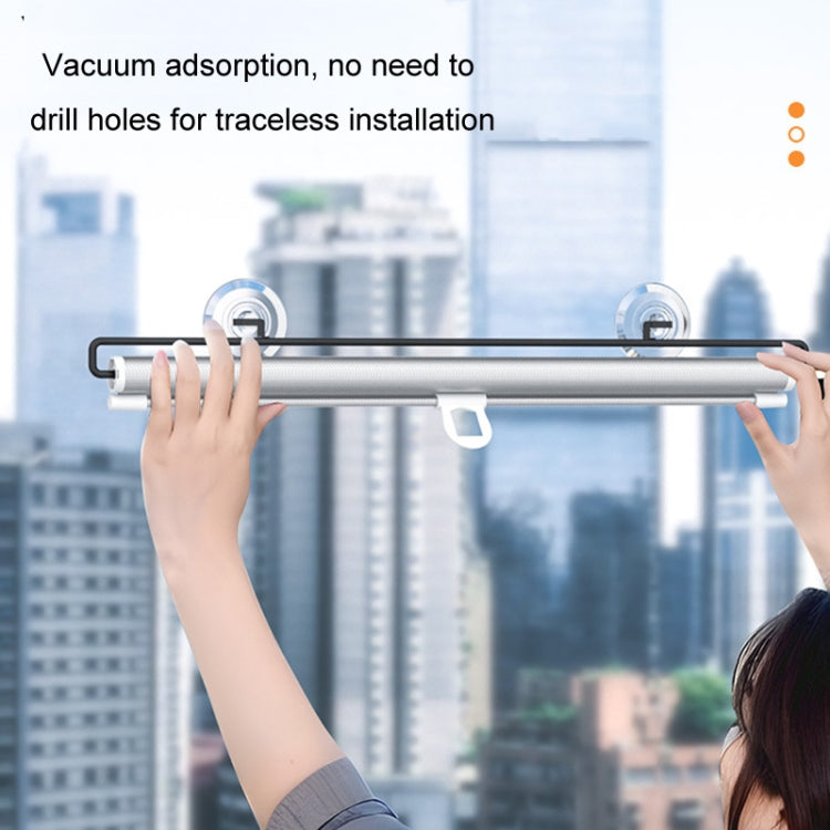 45x125cm Car Summer No-punch Retractable Titanium Silver Sunshade Curtain - Window Foils & Solar Protection by PMC TechLife | Online Shopping South Africa | PMC TechLife | Buy Now Pay Later Mobicred