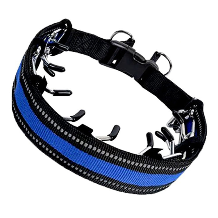 Pet Training Stimulating Chain Collar Anti-Burst Punch Dog Corral, Size: XL(Blue) - Collars by PMC TechLife | Online Shopping South Africa | PMC TechLife | Buy Now Pay Later Mobicred