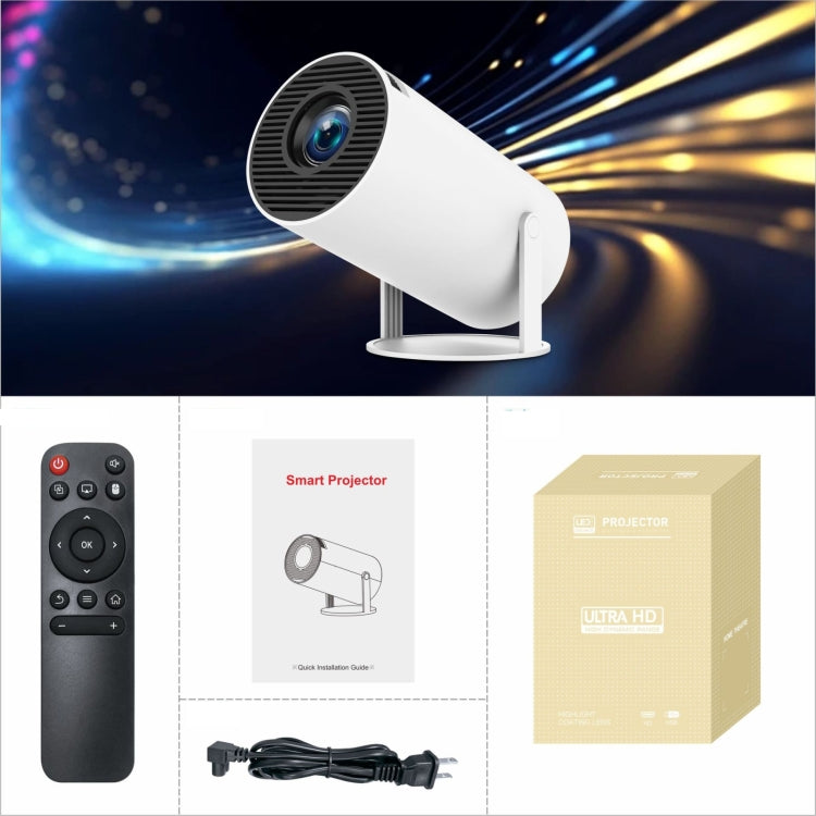 HY300 PRO Smart Projector Android 11.0 System 120 Lumen Portable Projector(EU Plug) - Mini Projector by PMC TechLife | Online Shopping South Africa | PMC TechLife | Buy Now Pay Later Mobicred