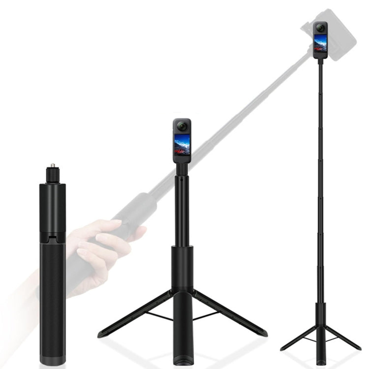 1.22m For Insta360 One X Retractable Integrated Camera Panoramic Invisible Selfie Stick Tripod(YZ712) - Self Monopod Grip by PMC TechLife | Online Shopping South Africa | PMC TechLife | Buy Now Pay Later Mobicred