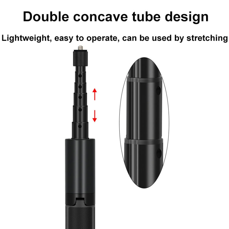 1.22m For Insta360 One X Retractable Integrated Camera Panoramic Invisible Selfie Stick Tripod(YZ712) - Self Monopod Grip by PMC TechLife | Online Shopping South Africa | PMC TechLife | Buy Now Pay Later Mobicred