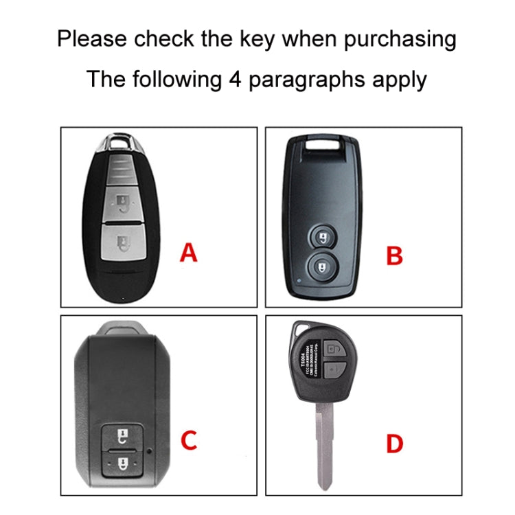 For Suzuki A Car Key Cover Multifunctional Keychain Anti-lost Number Plate - Car Key Cases by PMC TechLife | Online Shopping South Africa | PMC TechLife | Buy Now Pay Later Mobicred