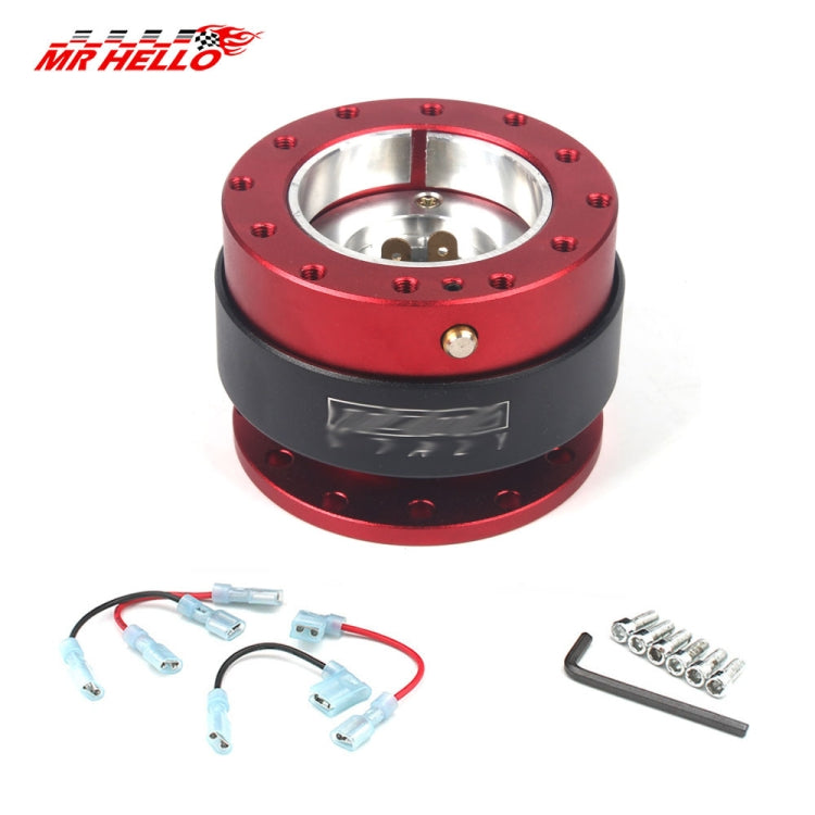Steering Wheel With Locking Quick Release Booster Pad(Red) - Others by PMc TechLife | Online Shopping South Africa | PMc TechLife | Buy Now Pay Later Mobicred