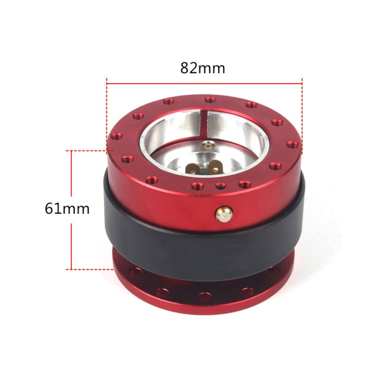 Steering Wheel With Locking Quick Release Booster Pad(Red) - Others by PMc TechLife | Online Shopping South Africa | PMc TechLife | Buy Now Pay Later Mobicred