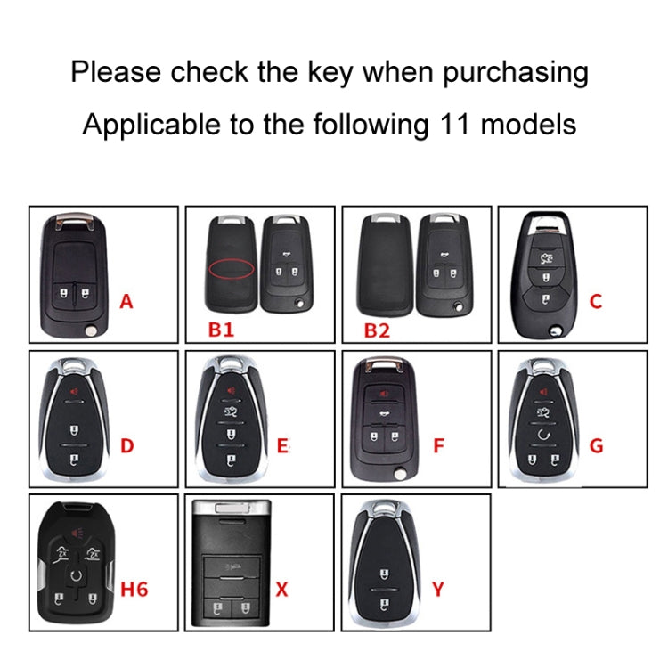 For Chevrolet Car Key Cover Multifunctional Keychain Anti-lost Number Plate, Style: B2 - Car Key Cases by PMC TechLife | Online Shopping South Africa | PMC TechLife | Buy Now Pay Later Mobicred