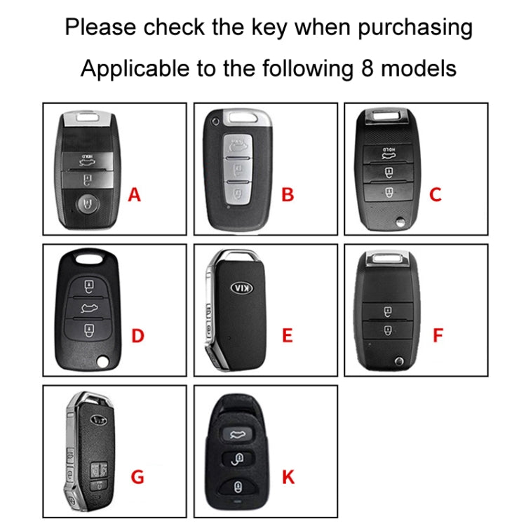 For Kia Car Key Cover Multifunctional Keychain Anti-lost Number Plate, Style: B - Car Key Cases by PMC TechLife | Online Shopping South Africa | PMC TechLife | Buy Now Pay Later Mobicred