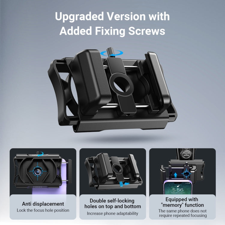 APEXEL F002X Universal Phone Adapter for Monoculars Binoculars Smartphone Holder Clip(Green) - free shipping - PMC Jewellery - Order now!