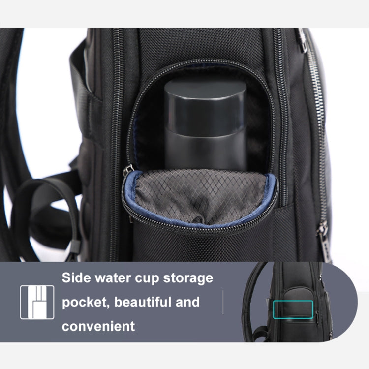 Bopai 61-91911 Large Capacity Business Waterproof Laptop Backpack With USB+Type-C Port(Black) - free shipping - PMC Jewellery - Order now!