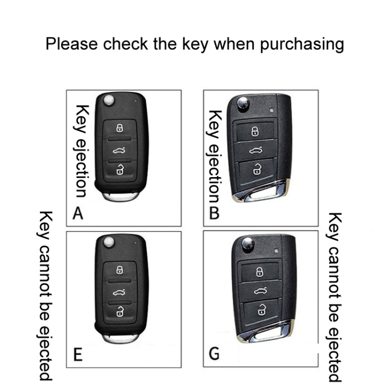 For Volkswagen Jetta Car Key Cover Multifunctional Keychain Anti-lost Number Plate(A) - Car Key Cases by PMC TechLife | Online Shopping South Africa | PMC TechLife | Buy Now Pay Later Mobicred
