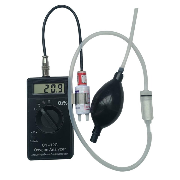 CY-12C Portable Oxygen Analyzer Full Range Oxygen Measurement Device - Gas Monitor by PMC TechLife | Online Shopping South Africa | PMC TechLife | Buy Now Pay Later Mobicred