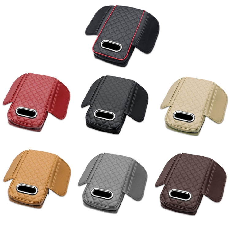 Car Armrest Box Booster Pad Widened Interior Tissue Box, Color: Mocha Brown - Stowing Tidying by PMC TechLife | Online Shopping South Africa | PMC TechLife | Buy Now Pay Later Mobicred