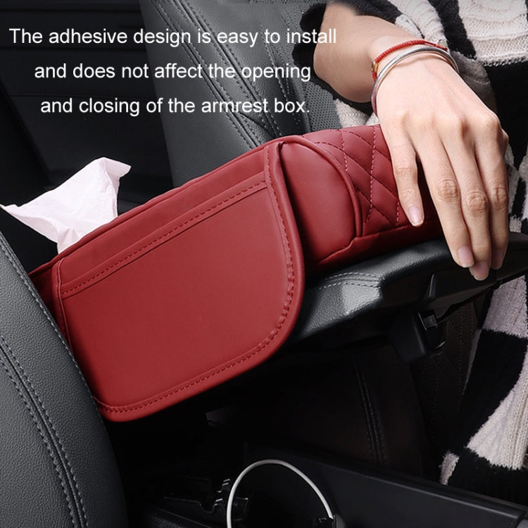 Car Armrest Box Booster Pad Widened Interior Tissue Box, Color: Mocha Brown - Stowing Tidying by PMC TechLife | Online Shopping South Africa | PMC TechLife | Buy Now Pay Later Mobicred