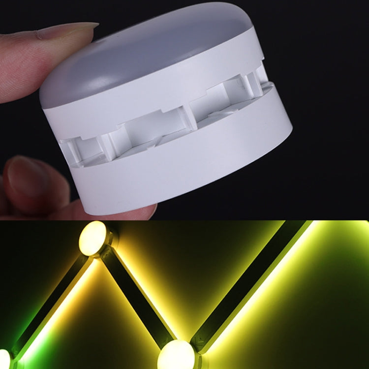 JSK-P30 9 Sections Smart WiFi Bluetooth Splicing Atmosphere Light Sound Control Constellation Light Support Amazon Alexa / Google Assistant / DuerOS UK Plug(White) - Novelty Lighting by PMC TechLife | Online Shopping South Africa | PMC TechLife | Buy Now Pay Later Mobicred