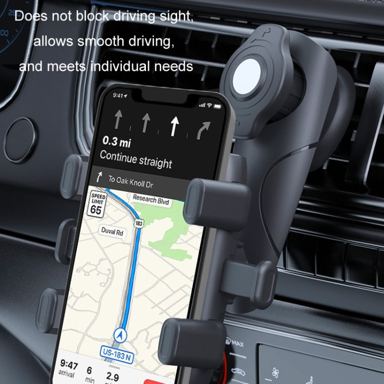 Car Multifunctional 360-degree Rotating Mobile Phone Holder(Air Outlet Model) - Car Holders by PMC TechLife | Online Shopping South Africa | PMC TechLife | Buy Now Pay Later Mobicred