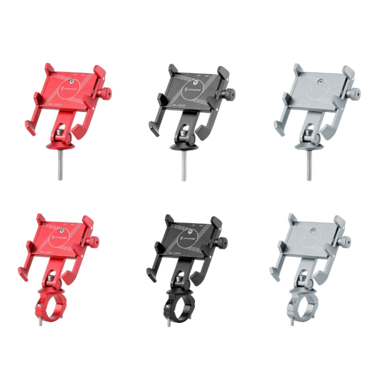JOHORSE Bicycle Shockproof Mobile Phone Holder Motorcycle Riding Equipment, Color: Stem Black - Holders by JOHORSE | Online Shopping South Africa | PMC TechLife | Buy Now Pay Later Mobicred