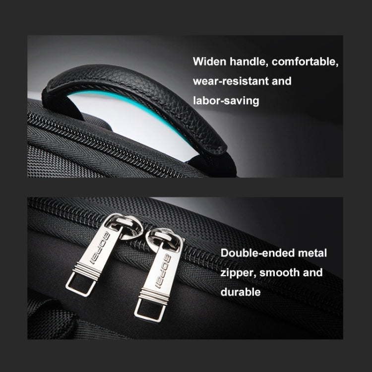 Bopai First-Layer Cowhide Business Commuter Waterproof And Lightweight Laptop Backpack, Color: Flagship - free shipping - PMC Jewellery - Order now!