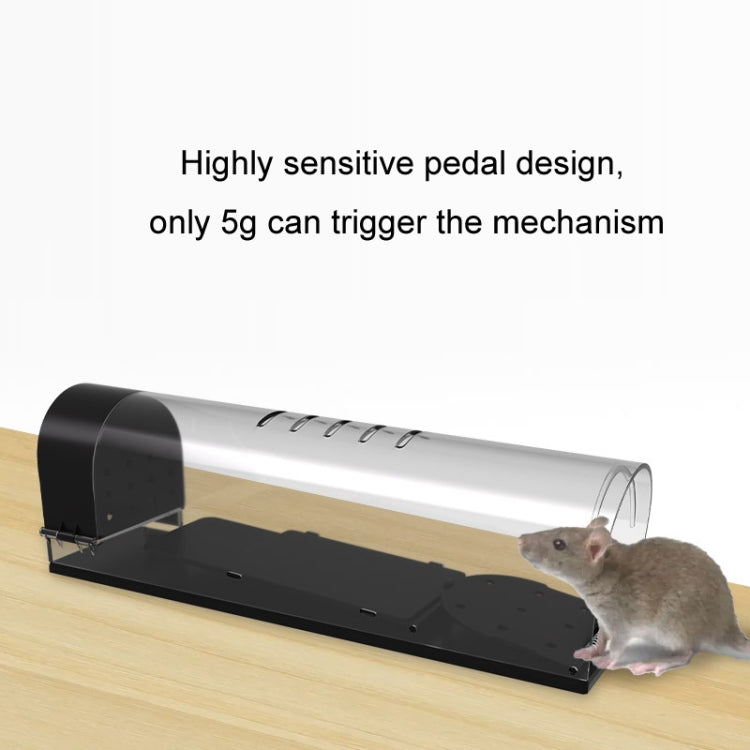 Household Transparent Plastic Highly Sensitive Automatic Pedal Mousetrap(SJZ034) - Traps by PMC TechLife | Online Shopping South Africa | PMC TechLife | Buy Now Pay Later Mobicred