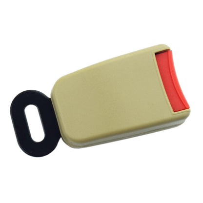 Car Seat Two-point Safety Belt Safety buckle(Beige) - Seat Belts & Padding by PMC Jewellery | Online Shopping South Africa | PMC Jewellery