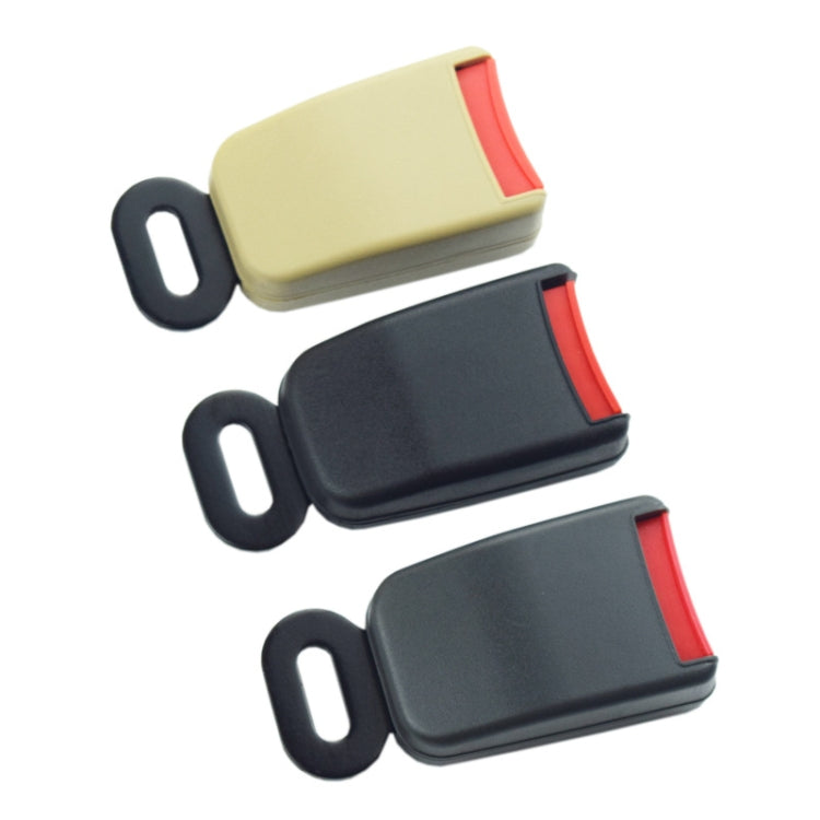 Car Seat Two-point Safety Belt Safety buckle(Beige) - Seat Belts & Padding by PMC Jewellery | Online Shopping South Africa | PMC Jewellery